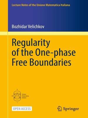 cover image of Regularity of the One-phase Free Boundaries